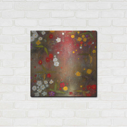 Luxe Metal Art 'Gardens in the Mist VI' by Aleah Koury, Metal Wall Art,24x24