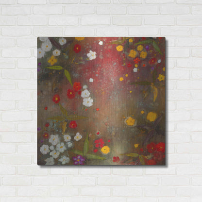 Luxe Metal Art 'Gardens in the Mist VI' by Aleah Koury, Metal Wall Art,36x36