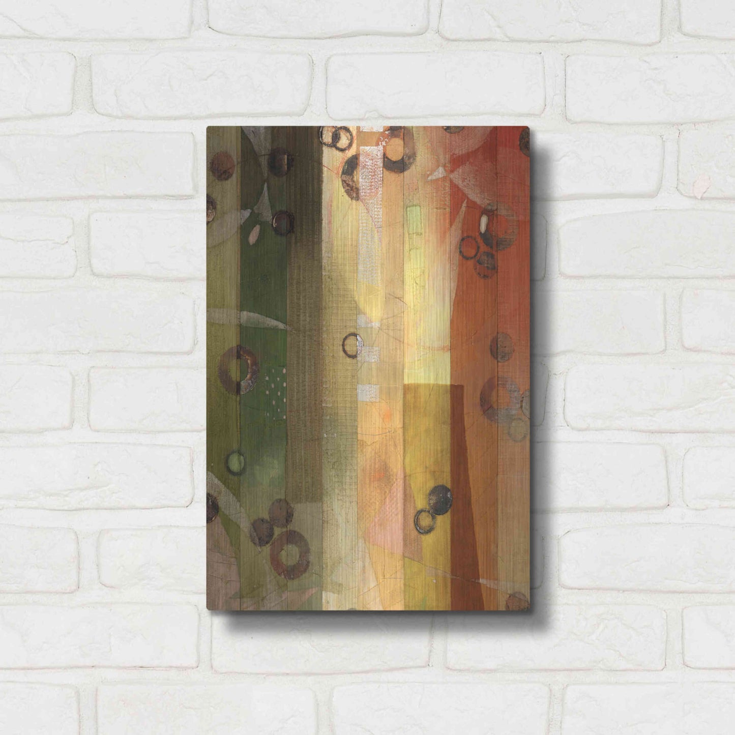 Luxe Metal Art 'Of This World No. 10' by Aleah Koury, Metal Wall Art,12x16