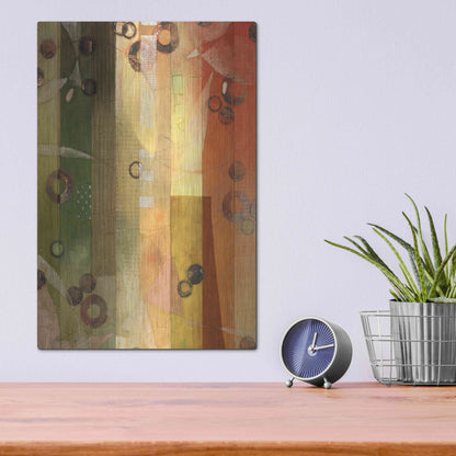 Luxe Metal Art 'Of This World No. 10' by Aleah Koury, Metal Wall Art,12x16