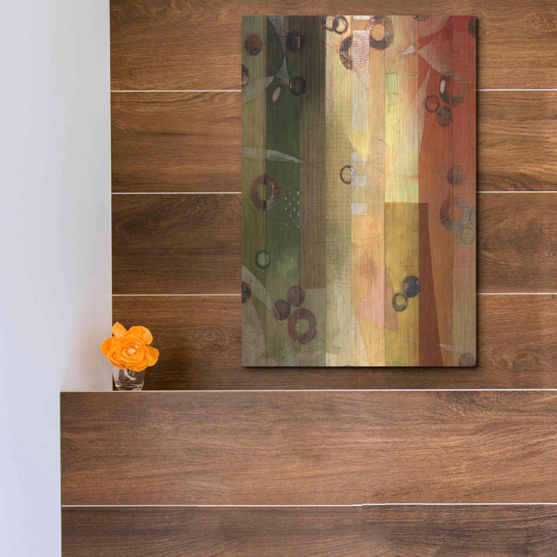 Luxe Metal Art 'Of This World No. 10' by Aleah Koury, Metal Wall Art,12x16