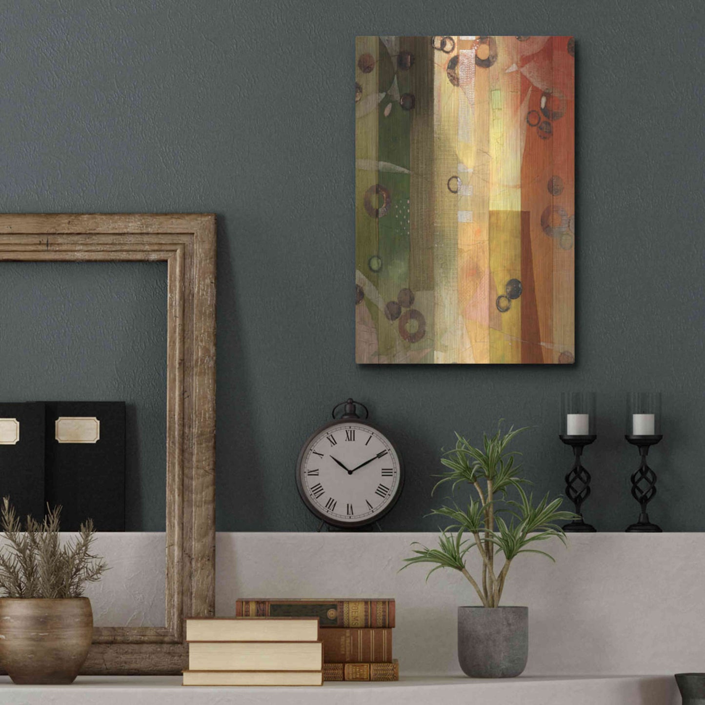 Luxe Metal Art 'Of This World No. 10' by Aleah Koury, Metal Wall Art,12x16