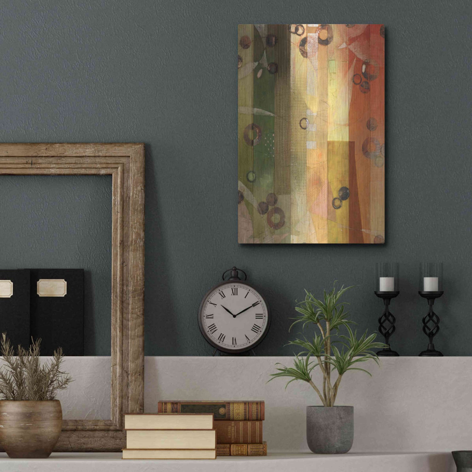 Luxe Metal Art 'Of This World No. 10' by Aleah Koury, Metal Wall Art,12x16