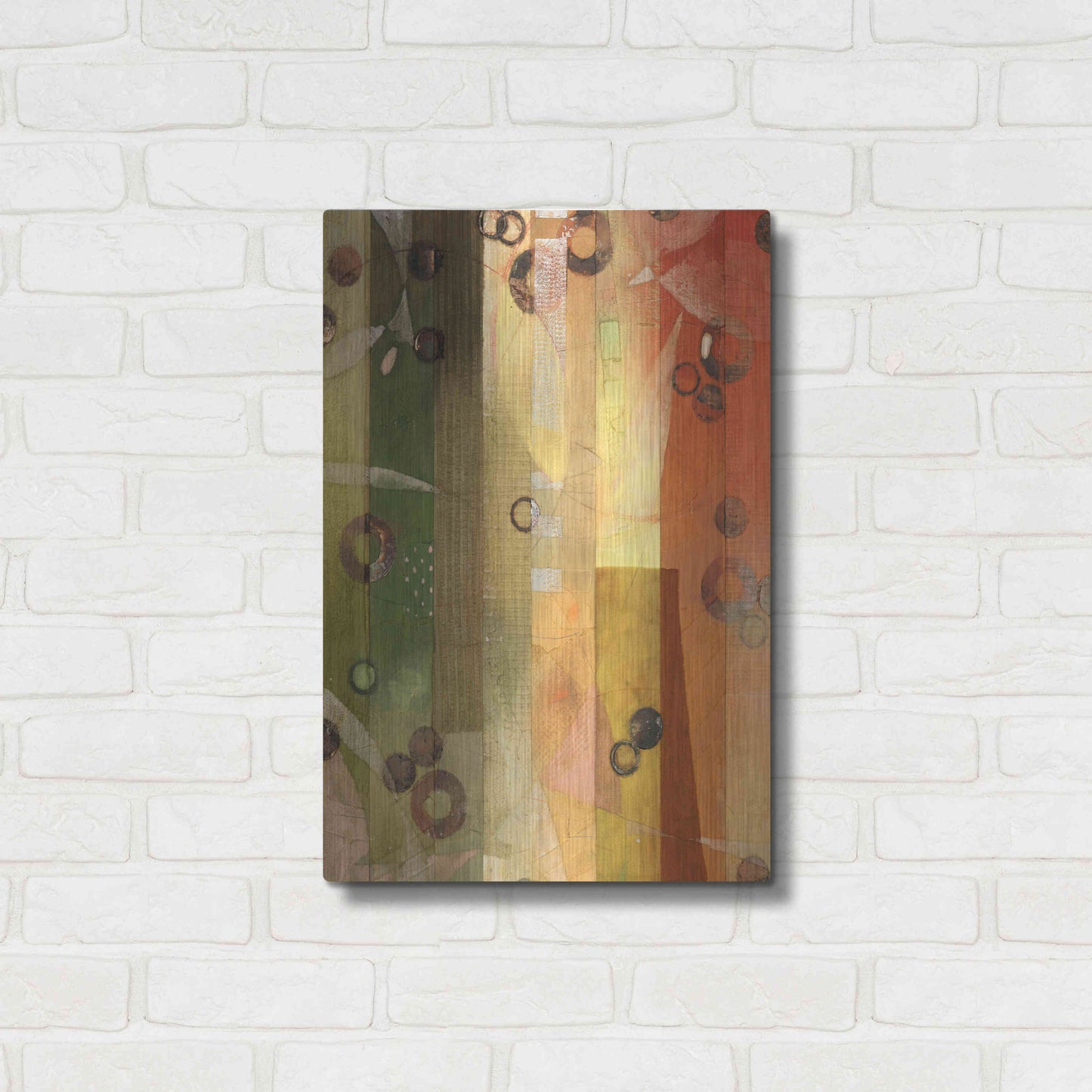 Luxe Metal Art 'Of This World No. 10' by Aleah Koury, Metal Wall Art,16x24