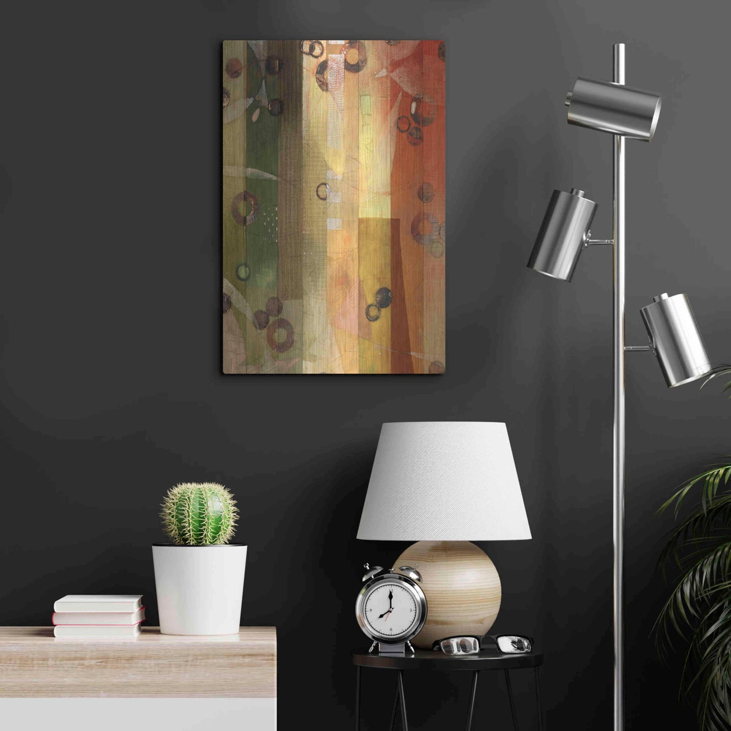 Luxe Metal Art 'Of This World No. 10' by Aleah Koury, Metal Wall Art,16x24