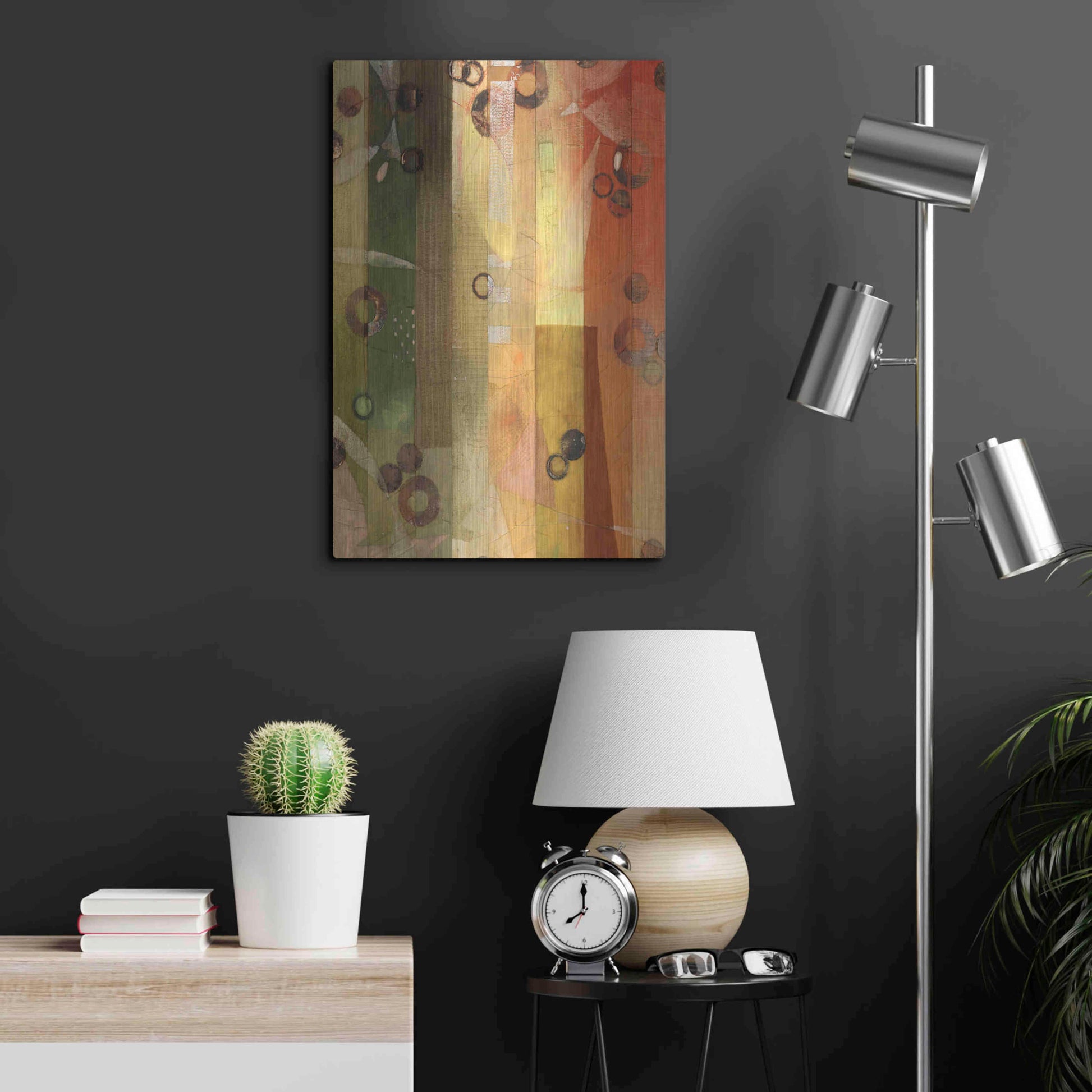 Luxe Metal Art 'Of This World No. 10' by Aleah Koury, Metal Wall Art,16x24