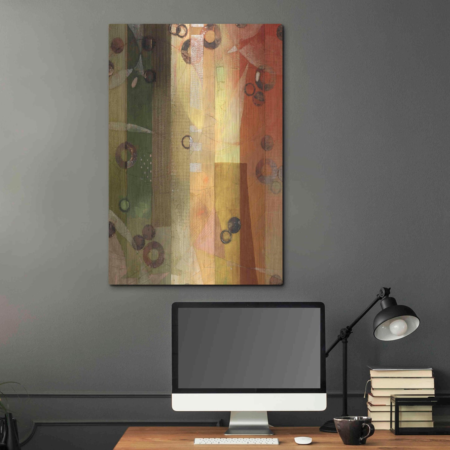 Luxe Metal Art 'Of This World No. 10' by Aleah Koury, Metal Wall Art,24x36