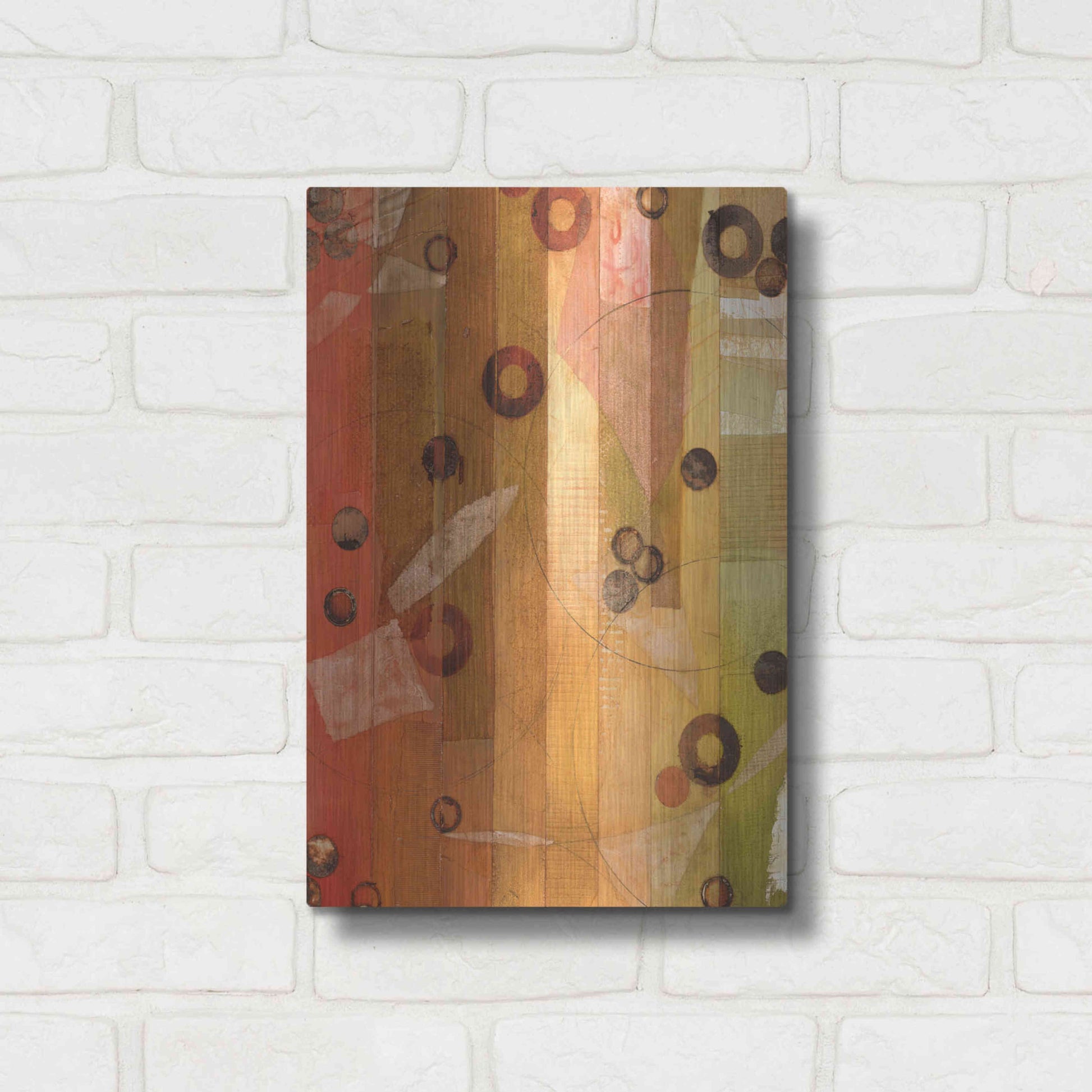 Luxe Metal Art 'Of This World No. 11' by Aleah Koury, Metal Wall Art,12x16