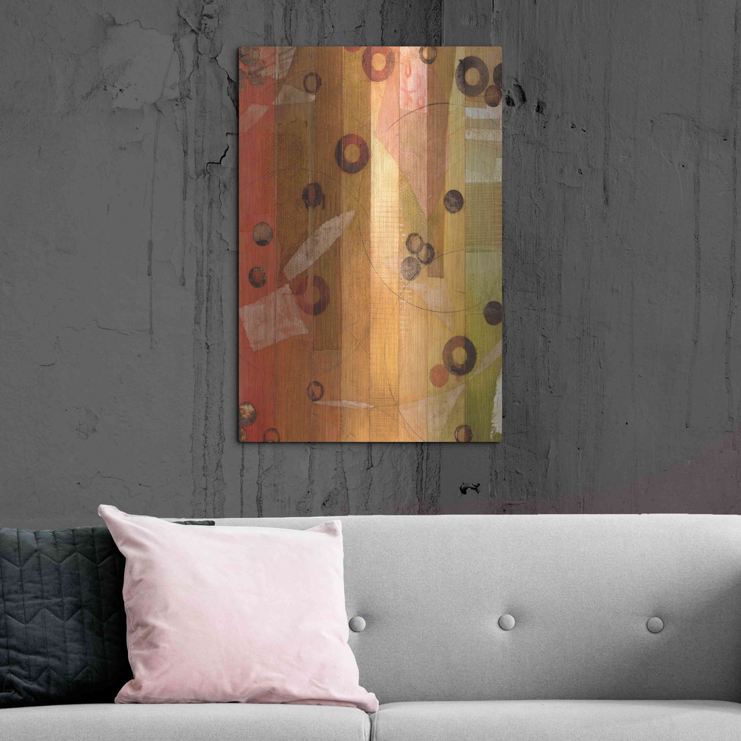 Luxe Metal Art 'Of This World No. 11' by Aleah Koury, Metal Wall Art,24x36