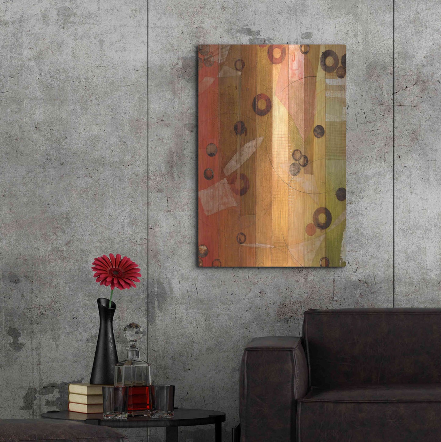 Luxe Metal Art 'Of This World No. 11' by Aleah Koury, Metal Wall Art,24x36