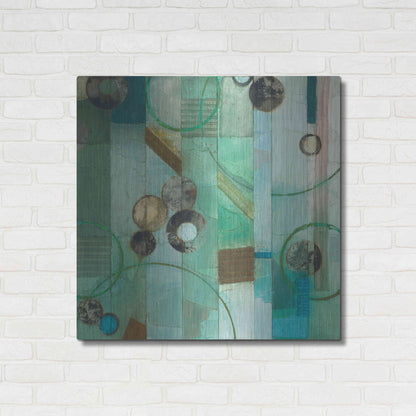 Luxe Metal Art 'Of This World No. 17' by Aleah Koury, Metal Wall Art,36x36