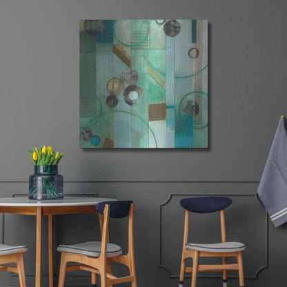 Luxe Metal Art 'Of This World No. 17' by Aleah Koury, Metal Wall Art,36x36