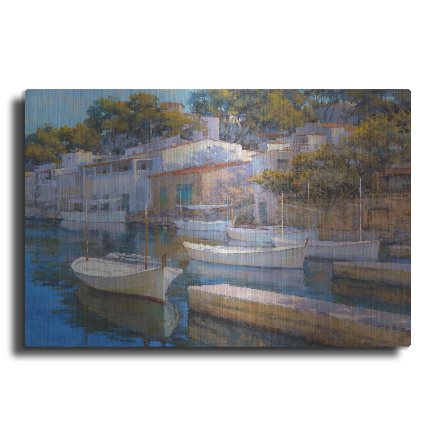 Luxe Metal Art 'Cala Figuera 24' by Alex Hook Krioutchkov, Metal Wall Art