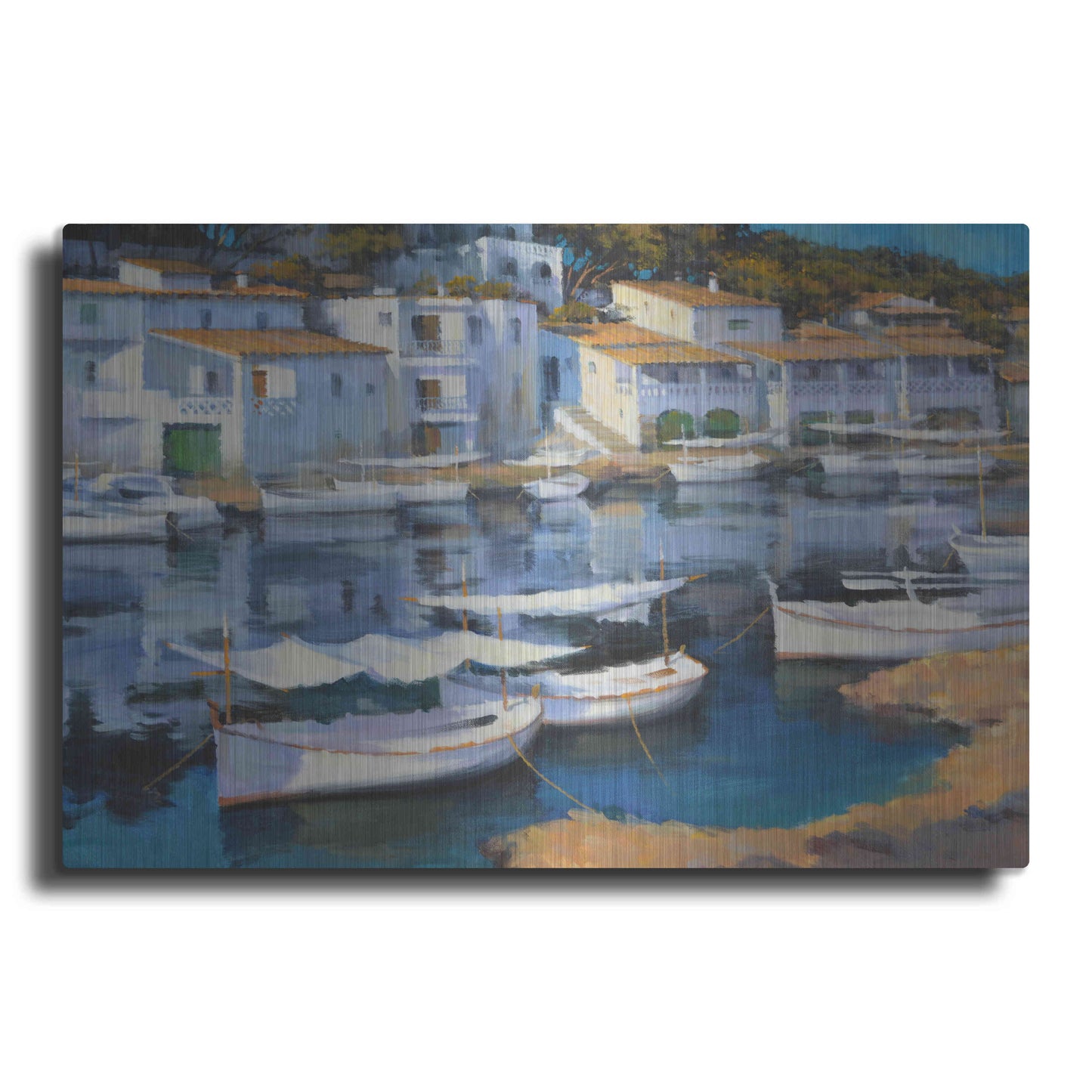 Luxe Metal Art 'Cala Figuera' by Alex Hook Krioutchkov, Metal Wall Art