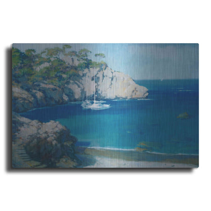 Luxe Metal Art 'Cala Secreta' by Alex Hook Krioutchkov, Metal Wall Art