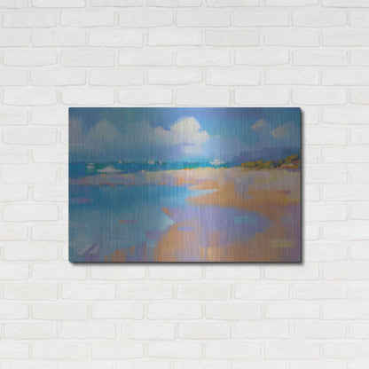 Luxe Metal Art 'Playa 14' by Alex Hook Krioutchkov, Metal Wall Art,36x24