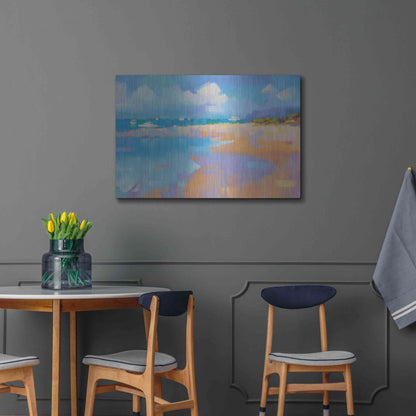 Luxe Metal Art 'Playa 14' by Alex Hook Krioutchkov, Metal Wall Art,36x24