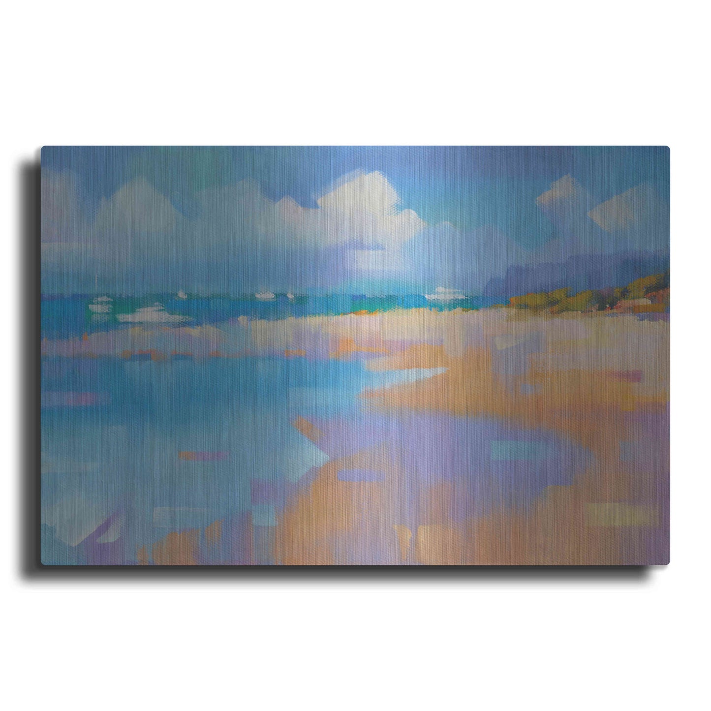 Luxe Metal Art 'Playa 14' by Alex Hook Krioutchkov, Metal Wall Art