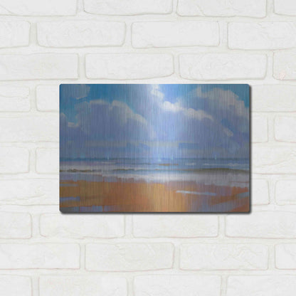 Luxe Metal Art 'Playa 15' by Alex Hook Krioutchkov, Metal Wall Art,16x12