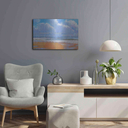 Luxe Metal Art 'Playa 15' by Alex Hook Krioutchkov, Metal Wall Art,24x16