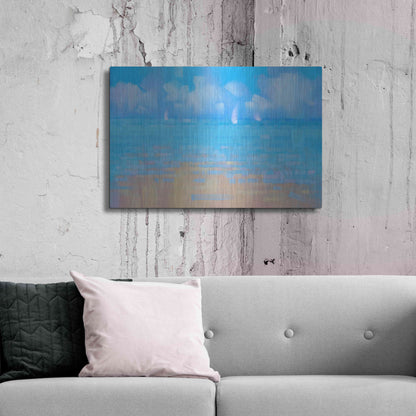 Luxe Metal Art 'Playa 16' by Alex Hook Krioutchkov, Metal Wall Art,36x24