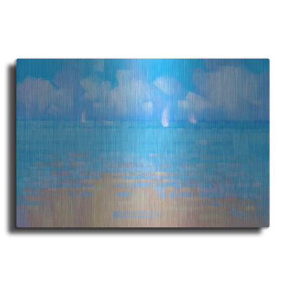 Luxe Metal Art 'Playa 16' by Alex Hook Krioutchkov, Metal Wall Art