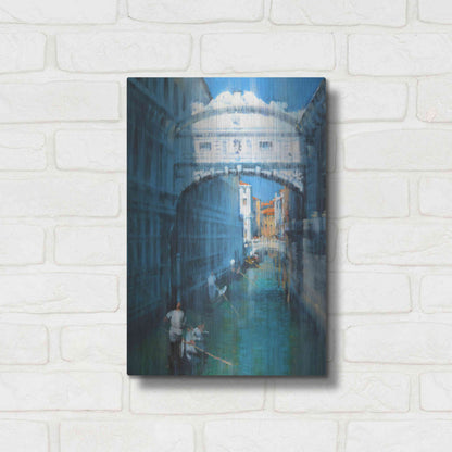 Luxe Metal Art 'Venice II' by Alex Hook Krioutchkov, Metal Wall Art,12x16