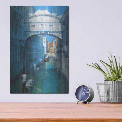 Luxe Metal Art 'Venice II' by Alex Hook Krioutchkov, Metal Wall Art,12x16