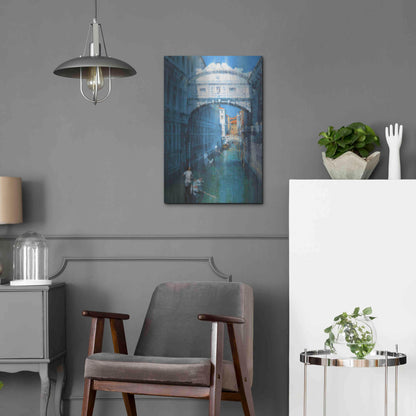 Luxe Metal Art 'Venice II' by Alex Hook Krioutchkov, Metal Wall Art,16x24