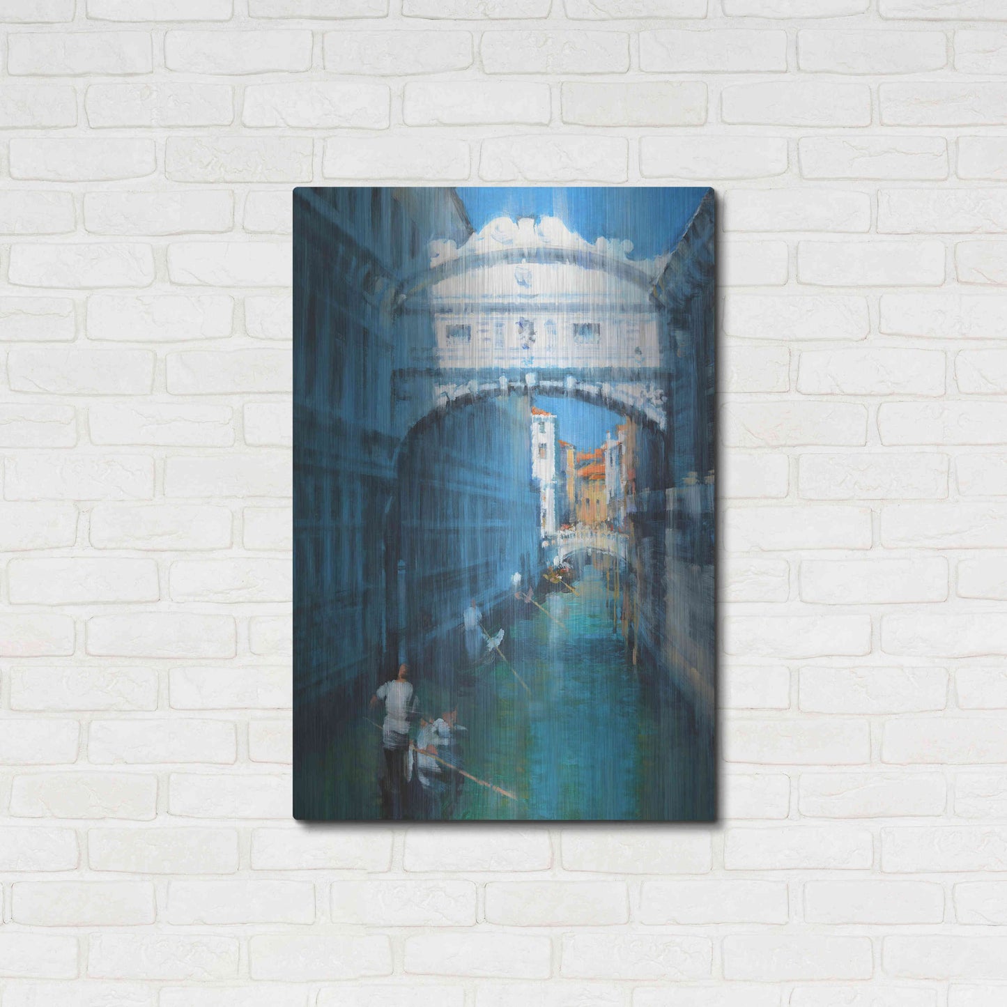 Luxe Metal Art 'Venice II' by Alex Hook Krioutchkov, Metal Wall Art,24x36