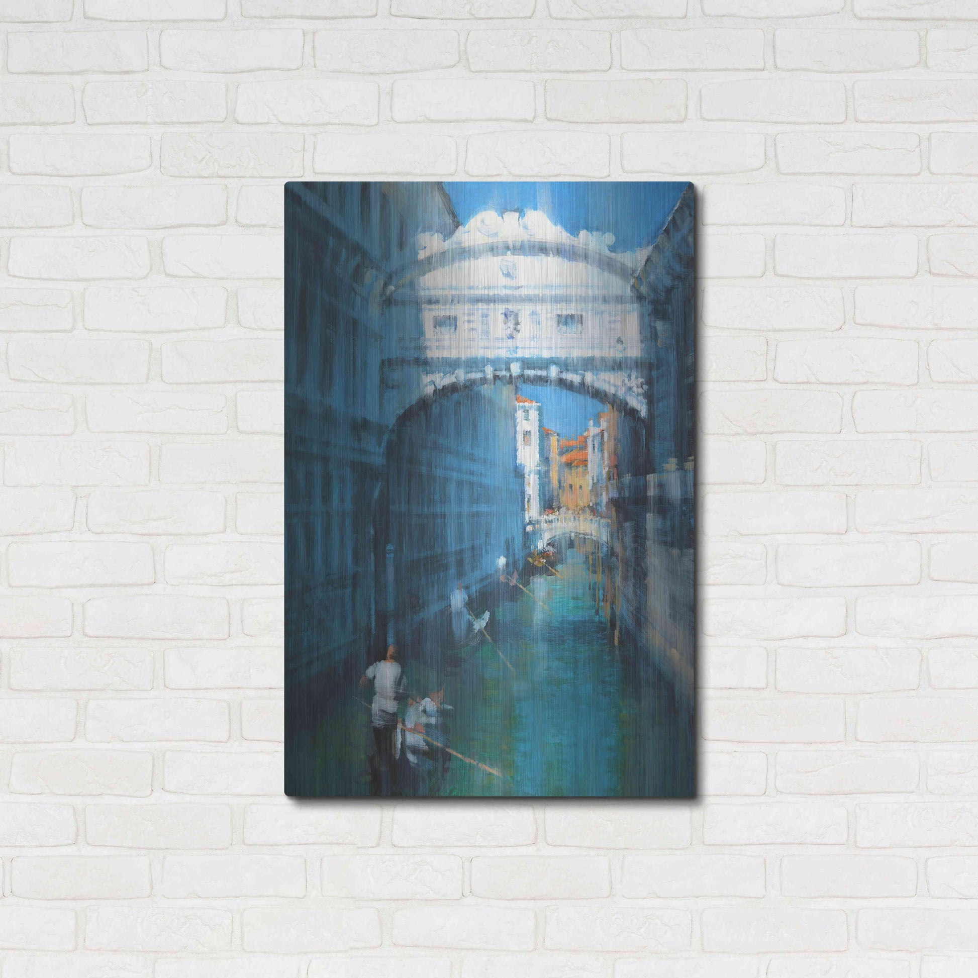 Luxe Metal Art 'Venice II' by Alex Hook Krioutchkov, Metal Wall Art,24x36