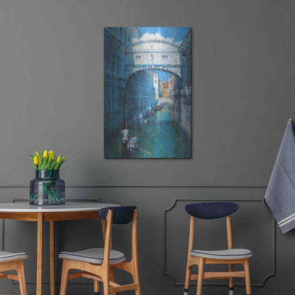 Luxe Metal Art 'Venice II' by Alex Hook Krioutchkov, Metal Wall Art,24x36