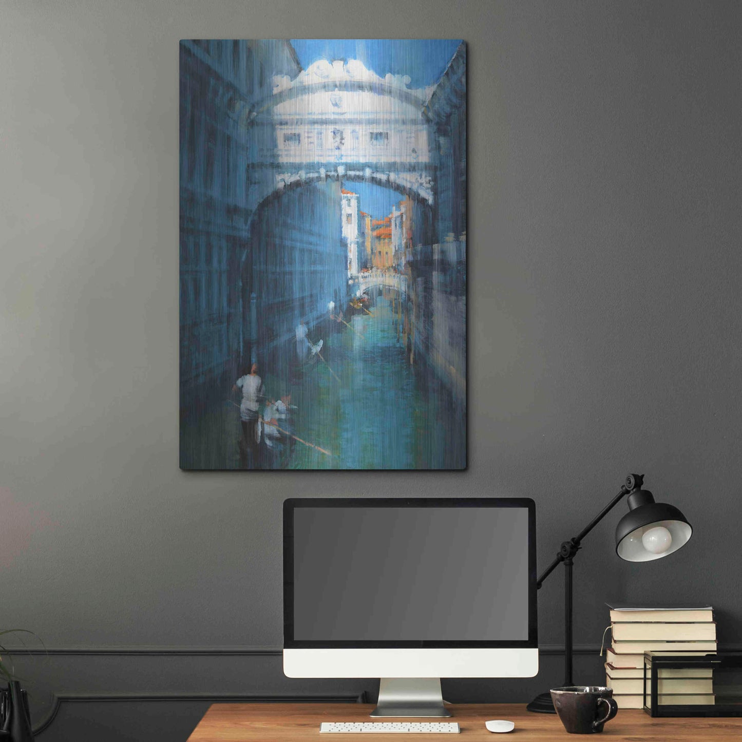 Luxe Metal Art 'Venice II' by Alex Hook Krioutchkov, Metal Wall Art,24x36