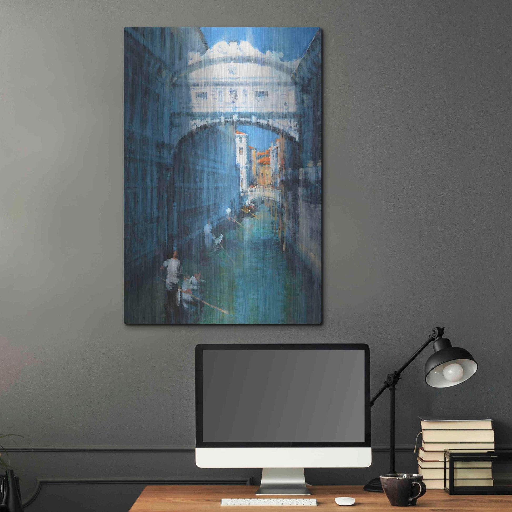 Luxe Metal Art 'Venice II' by Alex Hook Krioutchkov, Metal Wall Art,24x36