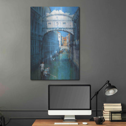 Luxe Metal Art 'Venice II' by Alex Hook Krioutchkov, Metal Wall Art,24x36