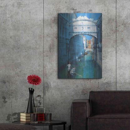 Luxe Metal Art 'Venice II' by Alex Hook Krioutchkov, Metal Wall Art,24x36