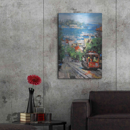 Luxe Metal Art 'Alcatraz' by Mark Lague, Metal Wall Art,24x36