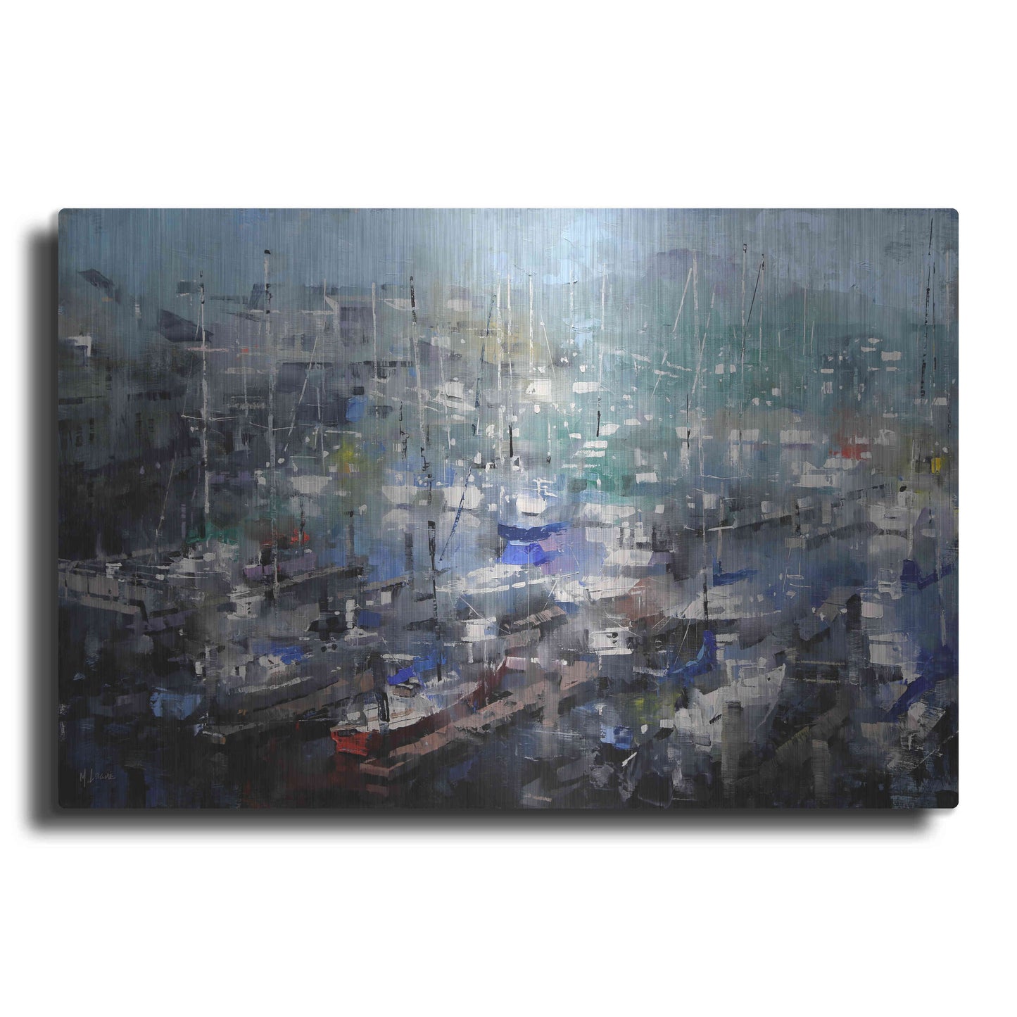 Luxe Metal Art 'Fisherman’s Wharf' by Mark Lague, Metal Wall Art