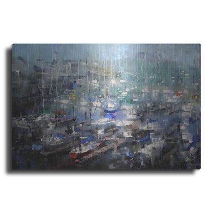 Luxe Metal Art 'Fisherman’s Wharf' by Mark Lague, Metal Wall Art