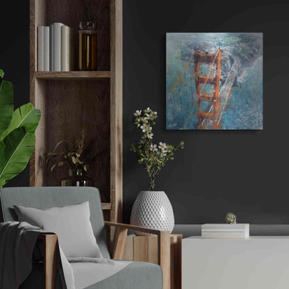 Luxe Metal Art 'Over Golden Gate' by Mark Lague, Metal Wall Art,24x24