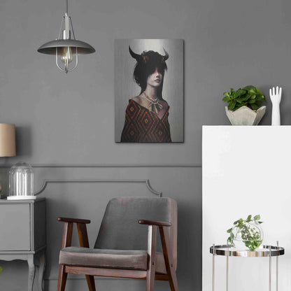 Luxe Metal Art 'Spirit I' by Jeff Langevin, Metal Wall Art,16x24