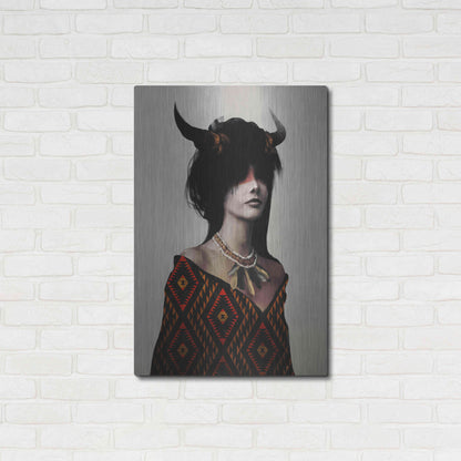 Luxe Metal Art 'Spirit I' by Jeff Langevin, Metal Wall Art,24x36