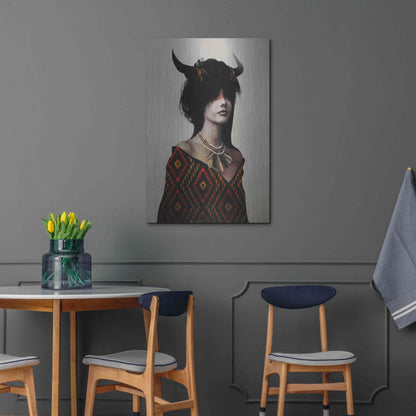 Luxe Metal Art 'Spirit I' by Jeff Langevin, Metal Wall Art,24x36