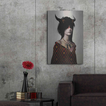 Luxe Metal Art 'Spirit I' by Jeff Langevin, Metal Wall Art,24x36