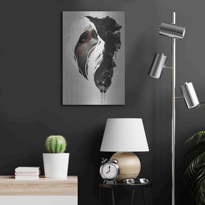 Luxe Metal Art 'Totem' by Jeff Langevin, Metal Wall Art,16x24