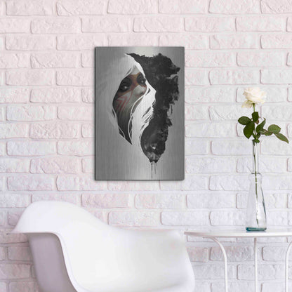 Luxe Metal Art 'Totem' by Jeff Langevin, Metal Wall Art,16x24