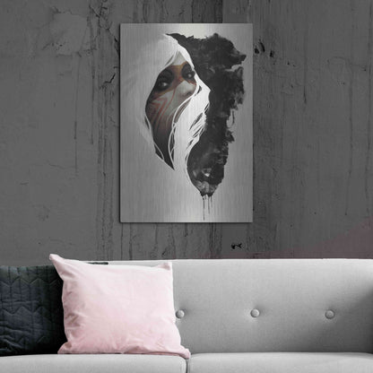 Luxe Metal Art 'Totem' by Jeff Langevin, Metal Wall Art,24x36