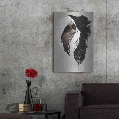 Luxe Metal Art 'Totem' by Jeff Langevin, Metal Wall Art,24x36