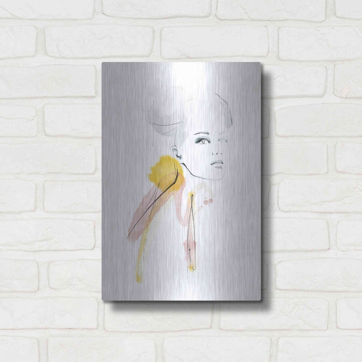 Luxe Metal Art 'I Am' by Lotta Larsdotter, Metal Wall Art,12x16