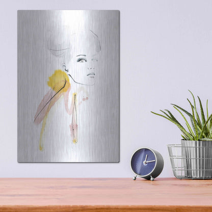 Luxe Metal Art 'I Am' by Lotta Larsdotter, Metal Wall Art,12x16